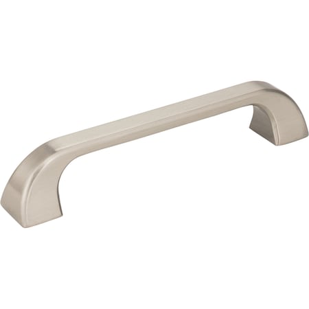 Jeffrey Alexander 128 mm Center-to-Center Satin Nickel Square Marlo Cabinet Pull 972-128SN